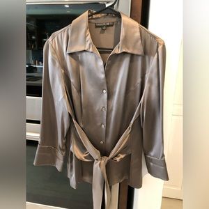 Lafayette 148 New York silk blouse new without tags size 12. Beautiful blouse!
